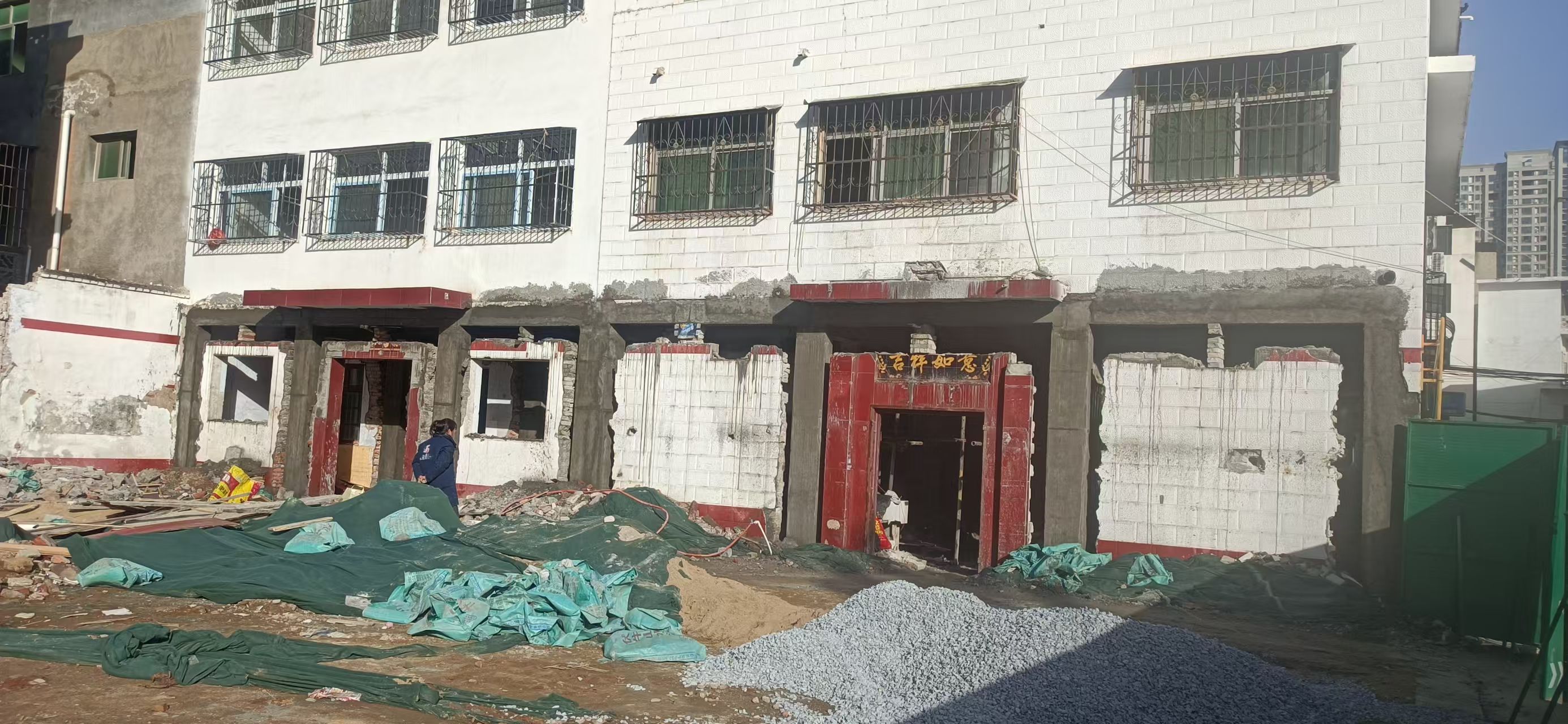 焦作市新增大梁立柱危房加固 - 方案